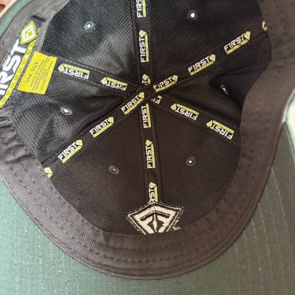 First Tactical Hat Adult Adjustable Strapback Green Logo Baseball Cap Outdoor - Picture 10 of 10